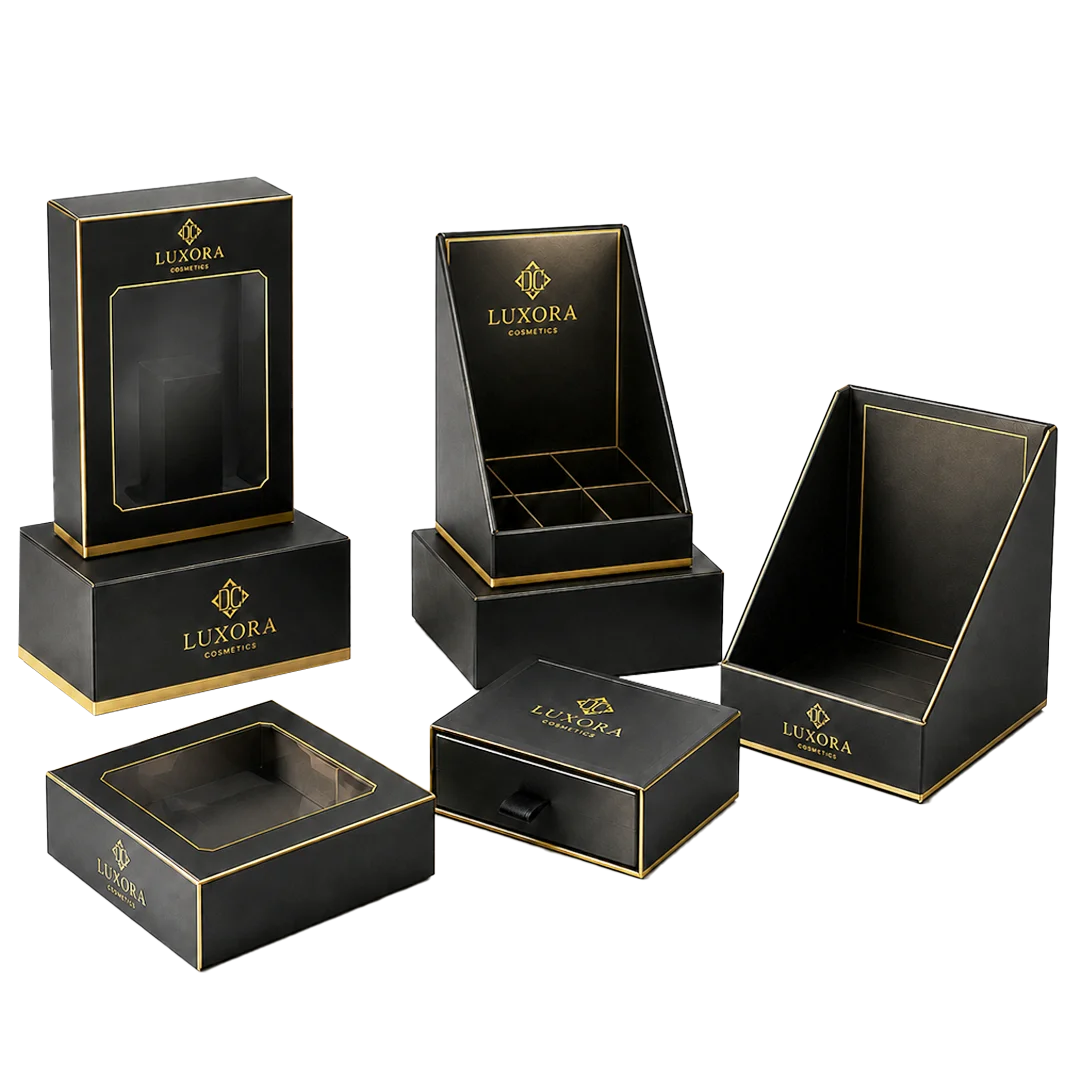 custom display boxes for maximum product visibility