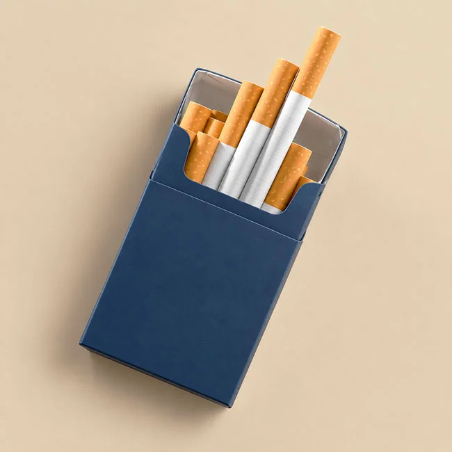 blank cigarette boxes