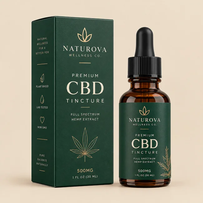 custom cbd oil packaging