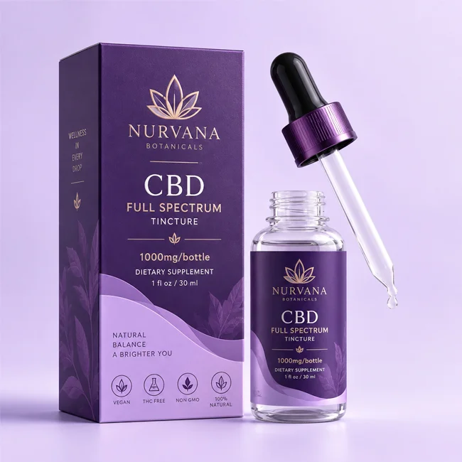 cbd tincture boxes