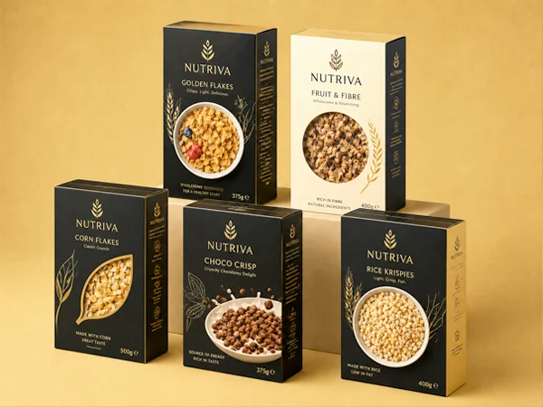 cereal packaging with commercial purpose