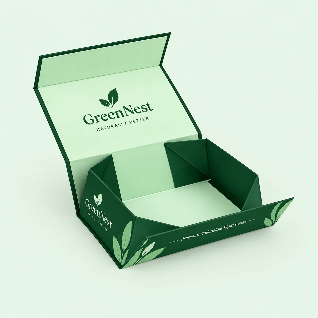 collapsible rigid boxes