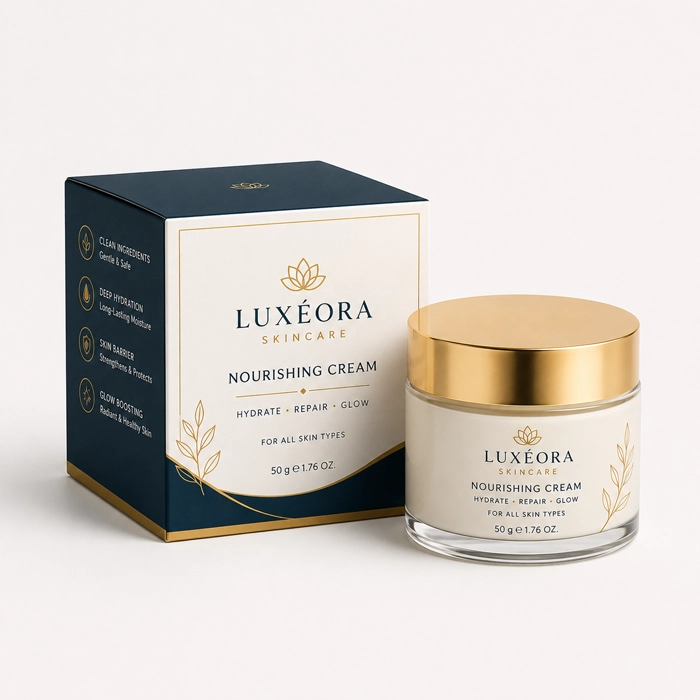 custom cream boxes