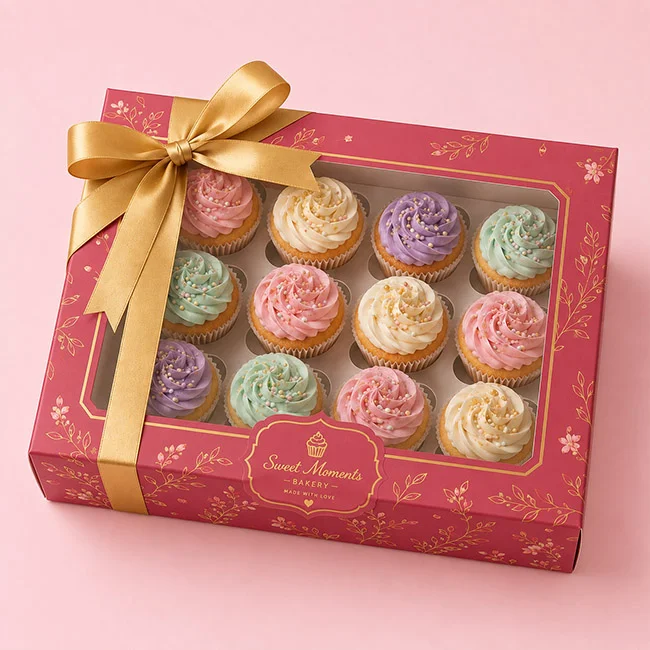 custom cupcake boxes