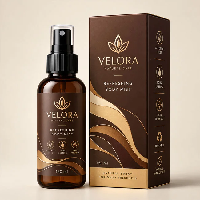 150 ml bottle packaging