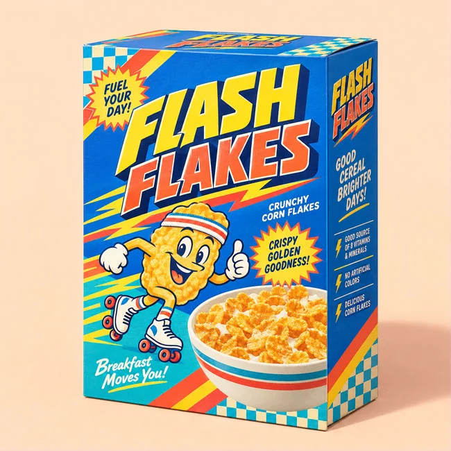 custom 80s cereal boxes