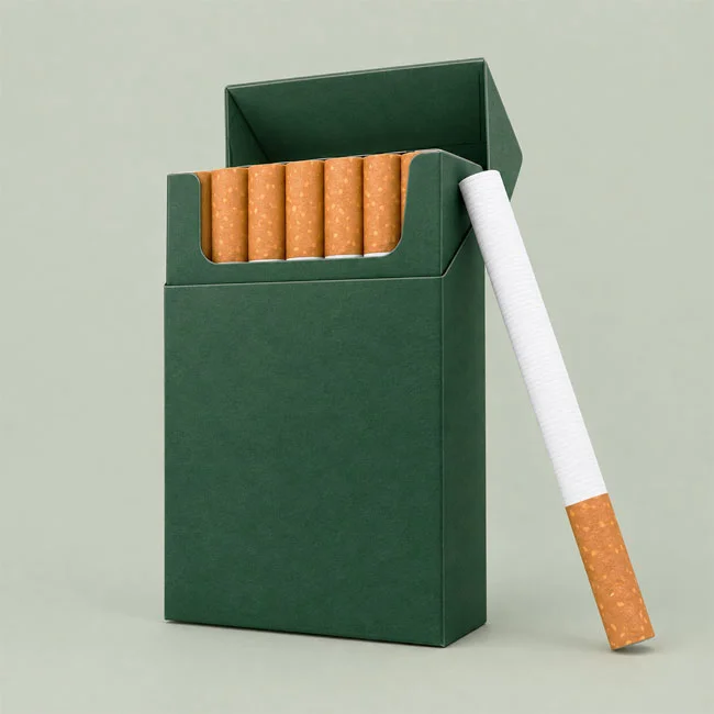 blank cigarette boxes