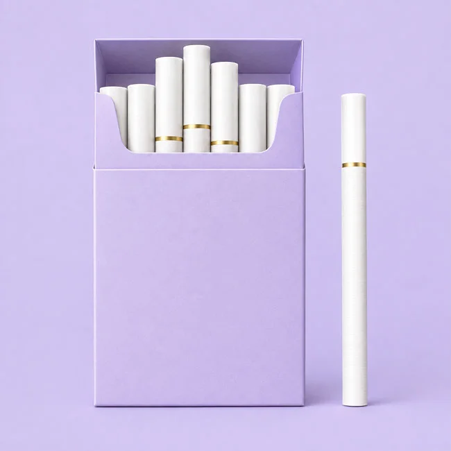 blank cigarette boxes