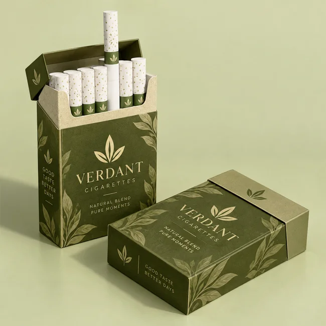 cardboard cigarette boxes