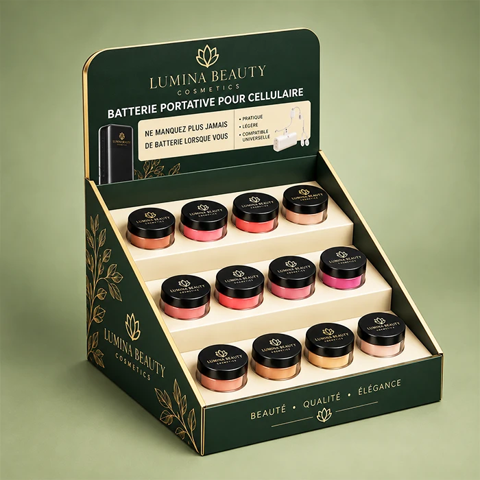 custom cosmetic display boxes