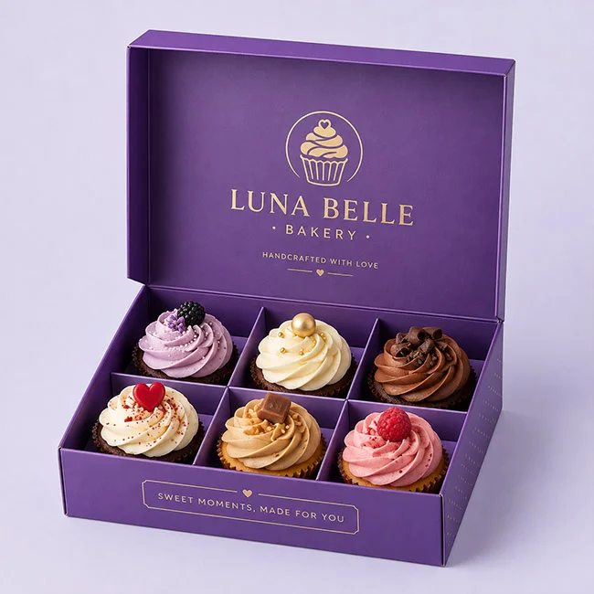 custom cupcake boxes