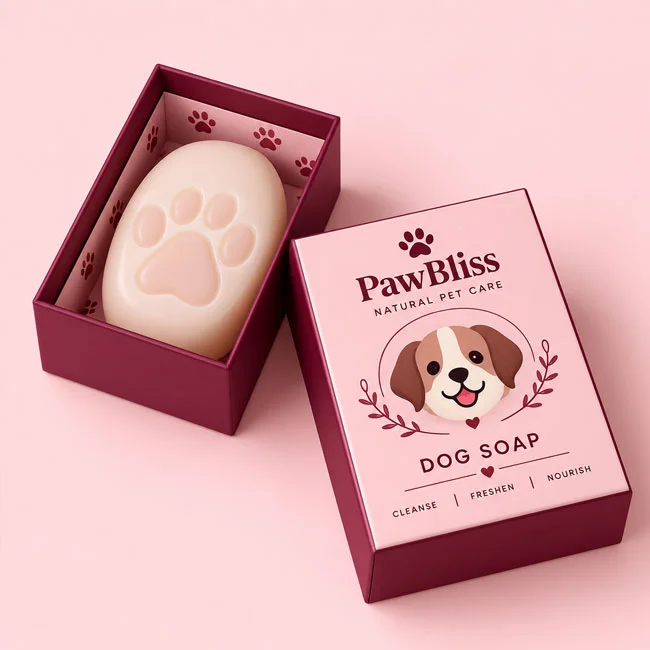 custom dog soap boxes