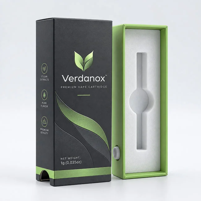 empty vape cartridge packaging