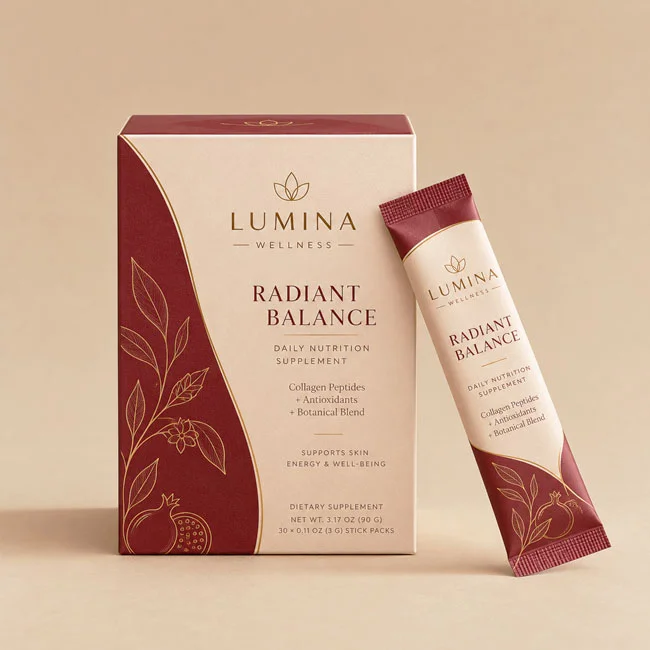 food supplement packaging