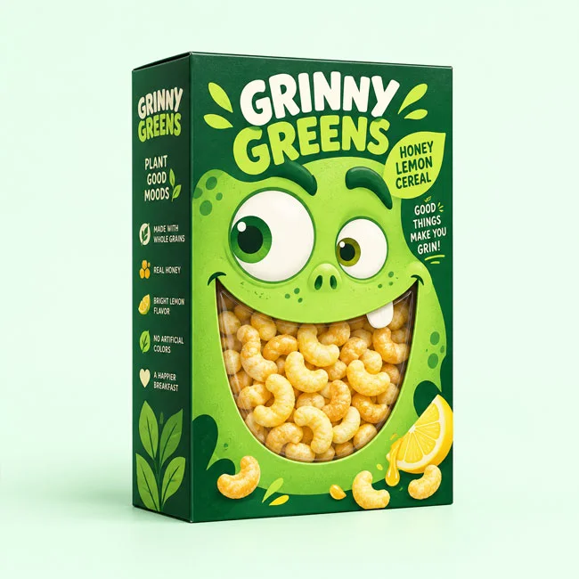 custom funny cereal boxes