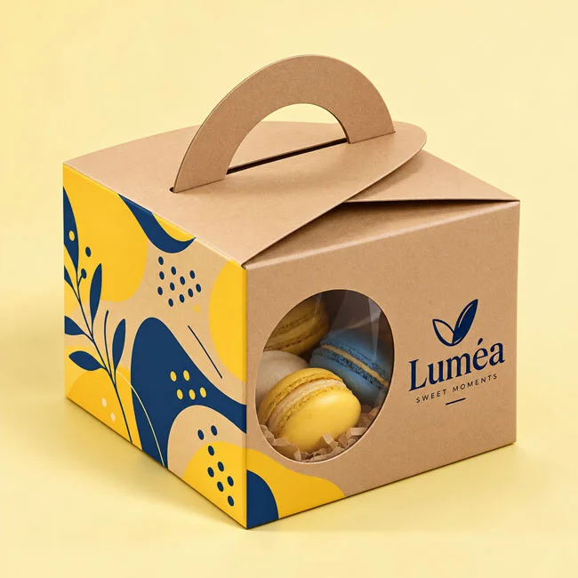 custom kraft gable boxes