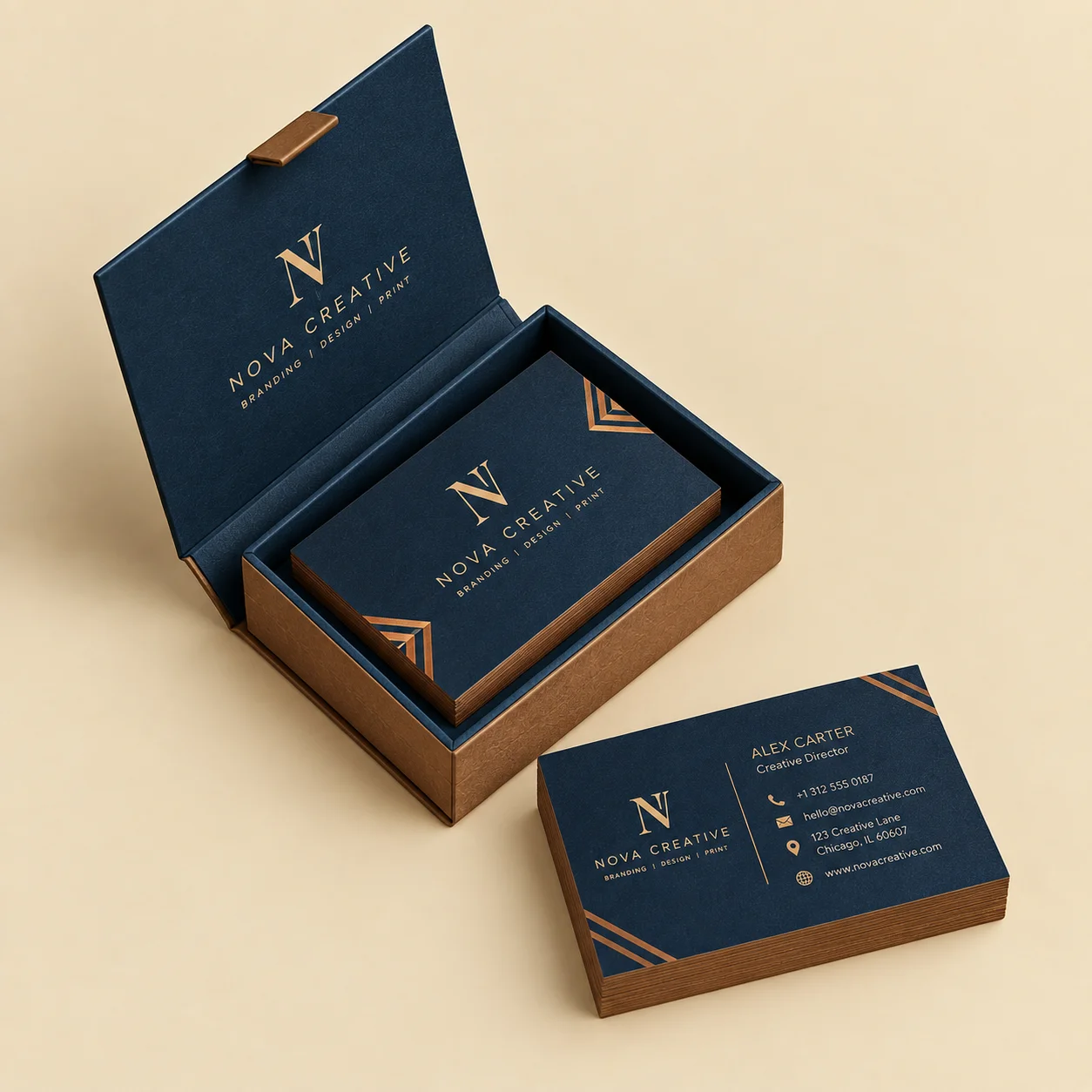 luxury business card boxes