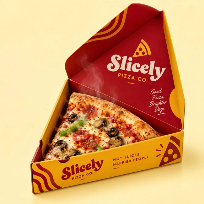 custom pizza slice boxes