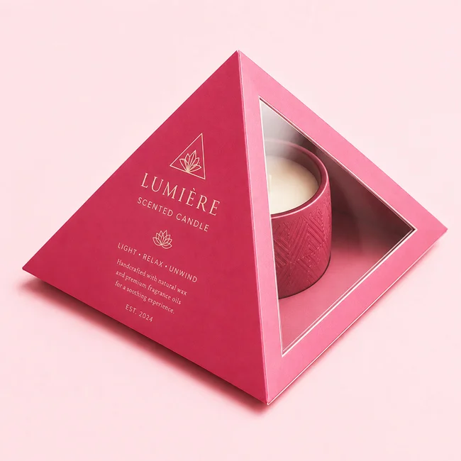 custom pyramid boxes