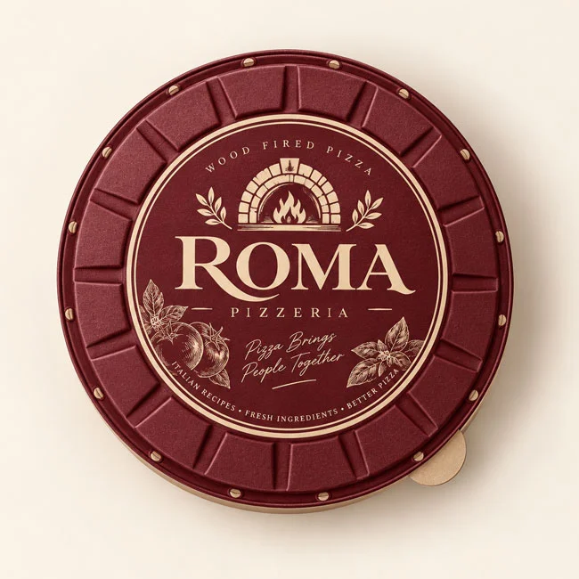 round pizza boxes