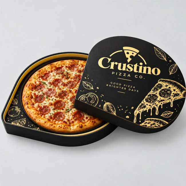 custom unique shaped pizza boxes