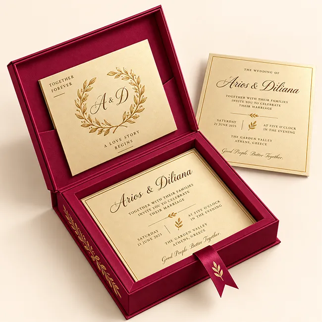 custom wedding card boxes