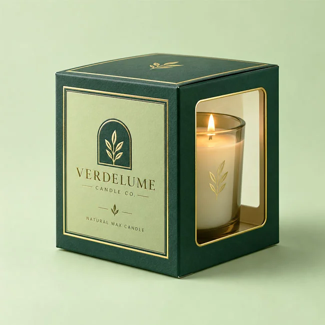 candle boxes with window​