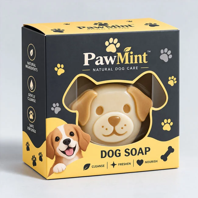 custom dog soap boxes