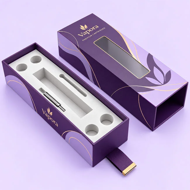 empty vape cartridge packaging