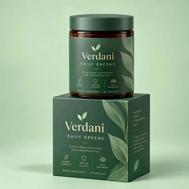 food supplement packaging