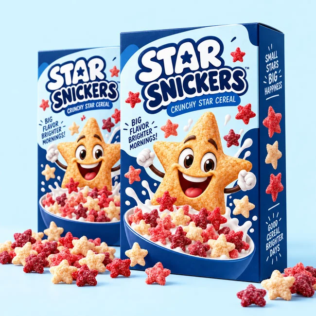custom funny cereal boxes