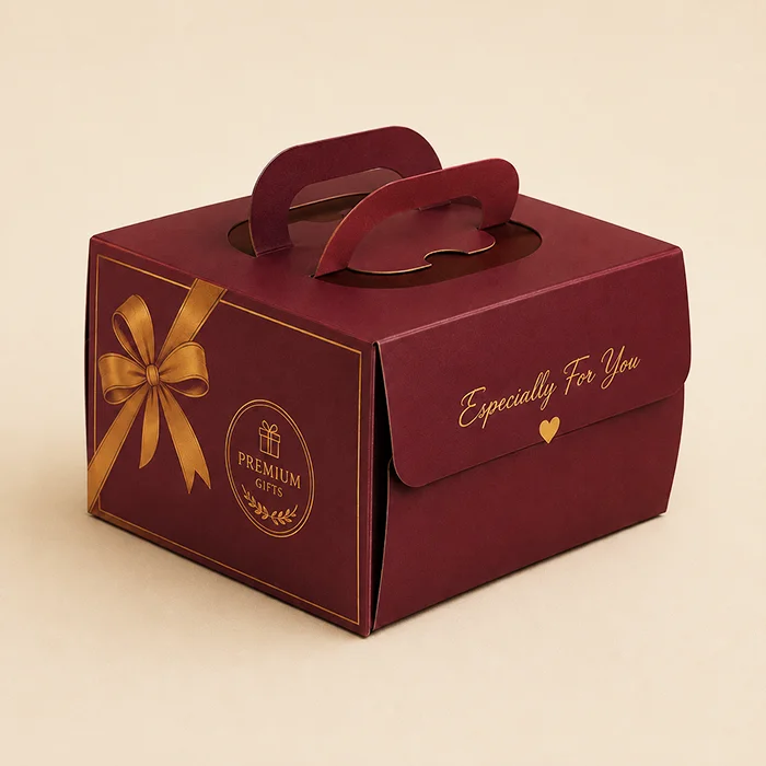 gift box with handle