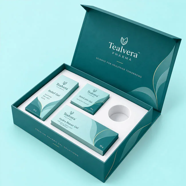 pharma gel packaging boxes