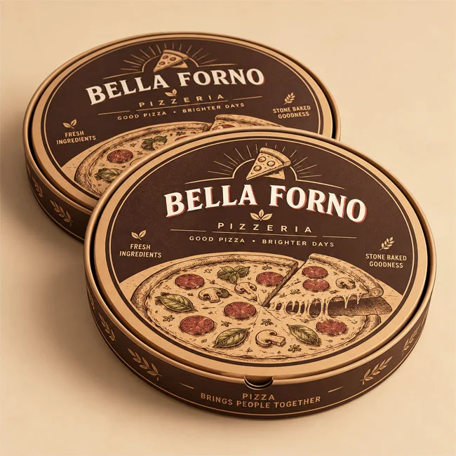 round pizza boxes