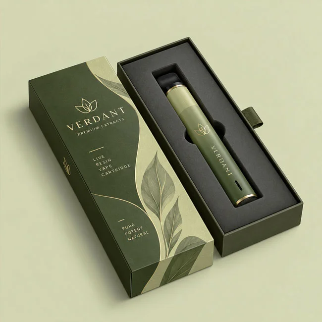 custom vape cartridge packaging