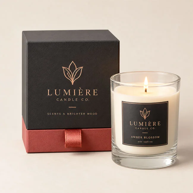 custom votive candle boxes