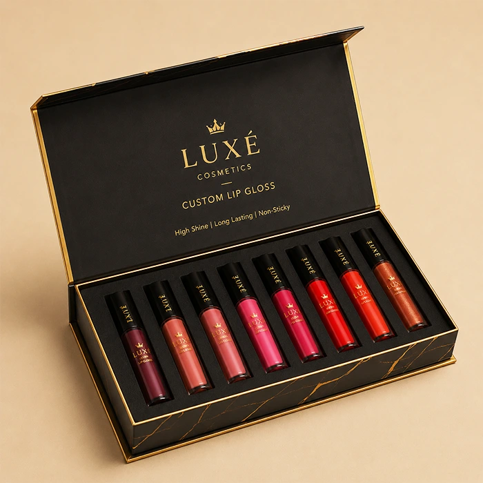 custom lip gloss boxes