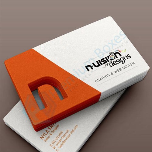 Die-Cut Business Cards