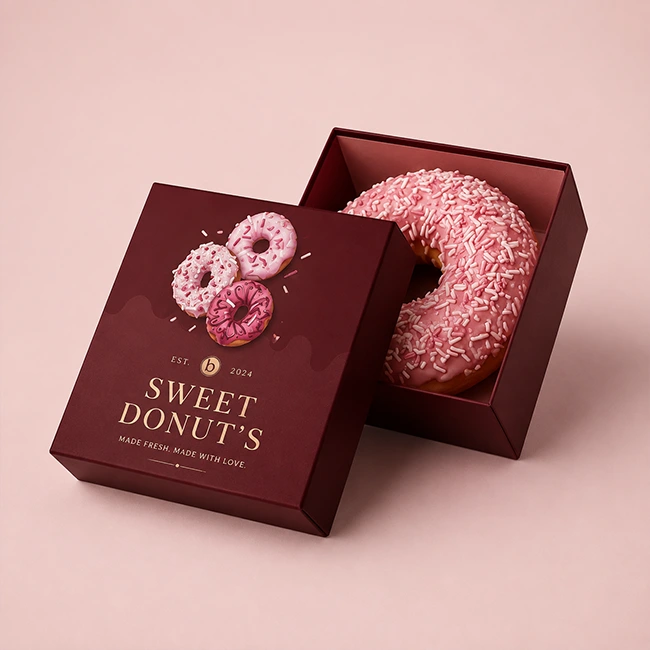 custom donuts boxes