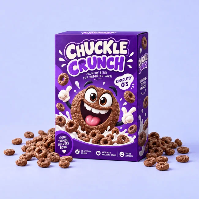 custom funny cereal boxes