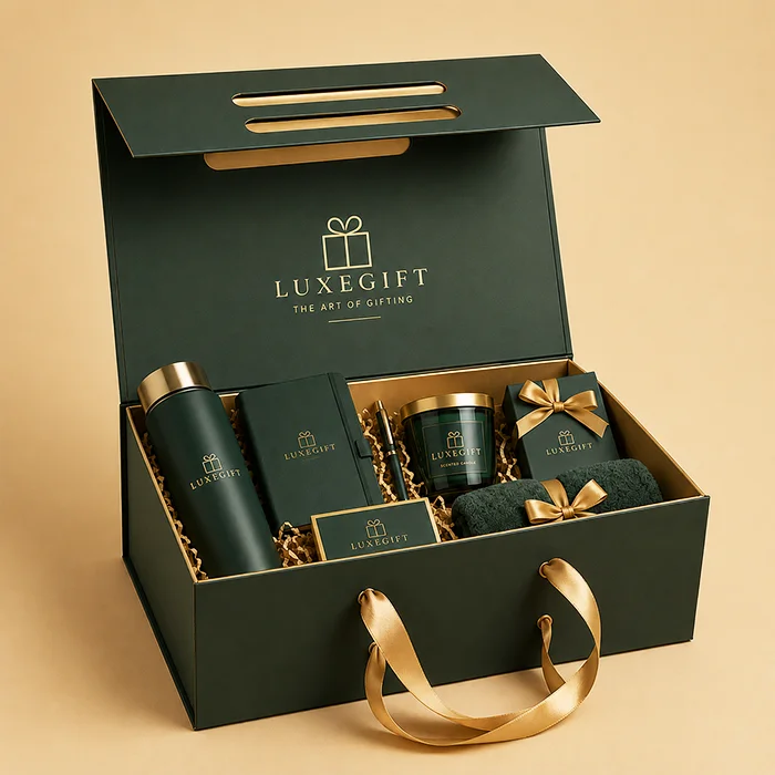 gift box with handle