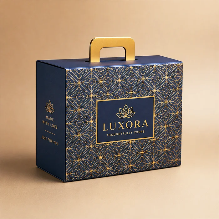 gift box with handle