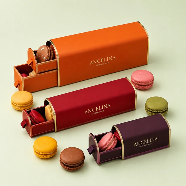 custom macaron boxes