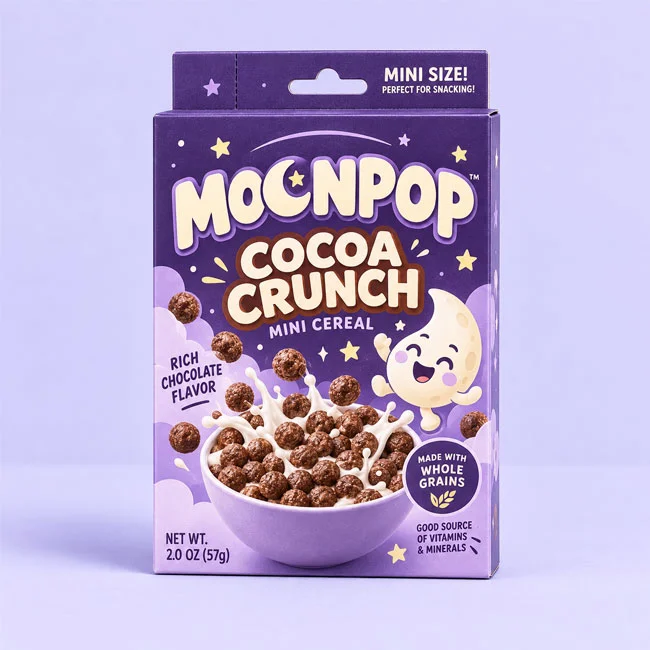 custom mini cereal boxes