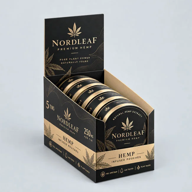 custom hemp display boxes