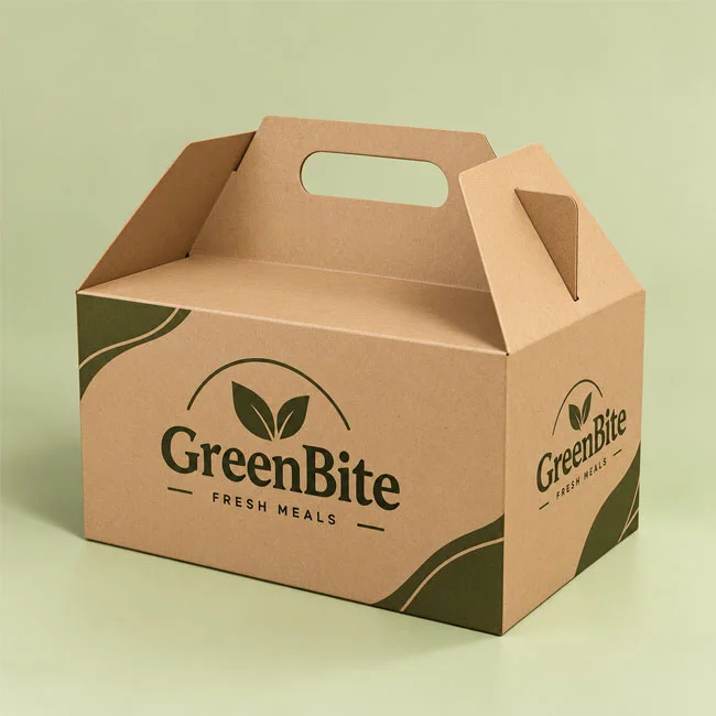 custom kraft gable boxes