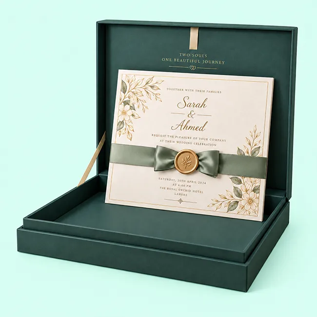 custom wedding card boxes