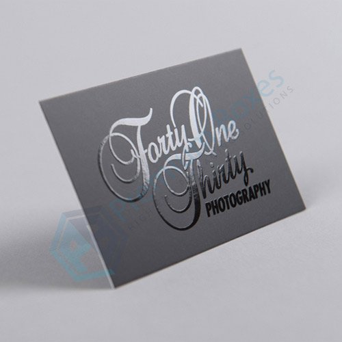 Raised Spot UV Business Cards