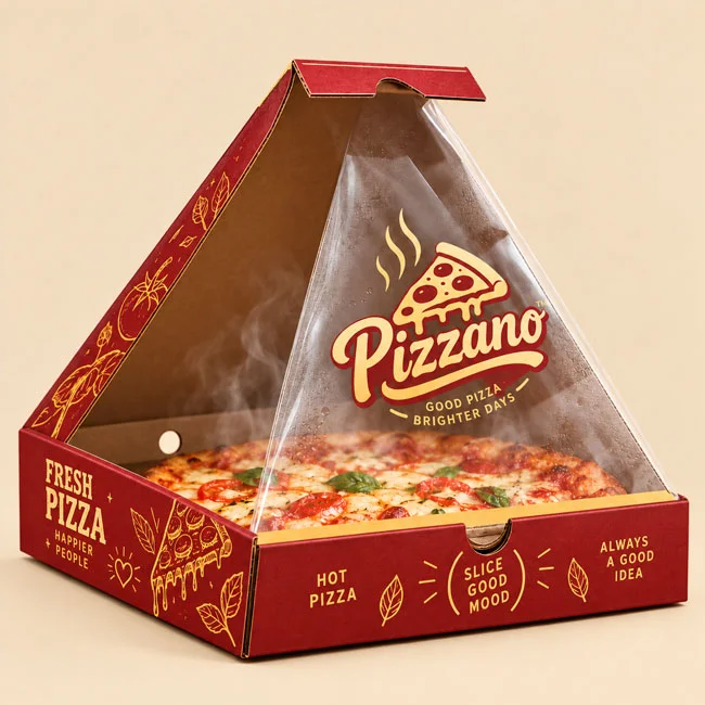 custom unique shaped pizza boxes