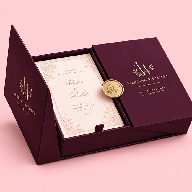 custom wedding card boxes